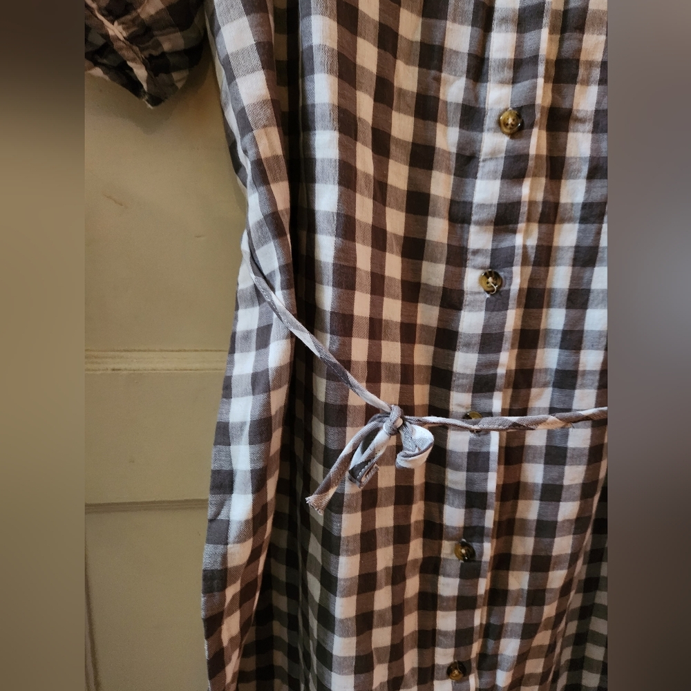Jackson Rowe NWT Gingham Dress Medium - Picture 6 of 7